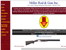 Tablet Screenshot of millerrodandgun.com